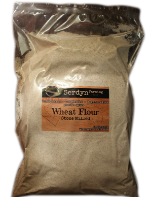 Stone milled, Organic wheat flour 1kg
